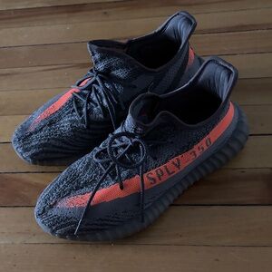 Yeezy Boost 350 V2 with Orange Stripe